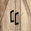 Farmhouse Sideboard Buffet Cabinet, Wooden Accent Cabinet, Kitchen Cabinet with Drawer and Adjustable Shelf, Oak - 3 of 4