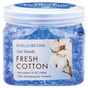 Smells Begone Fresh Cotton Scent Odor Neutralizer 12 oz Gel Beads (Pack of 6) - 1 of 1