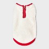 Faux Shearling Dog Vest - Boots & Barkley™ Red/Cream S - 2 of 4