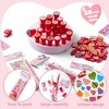 Syncfun 224 Pcs Valentines Day Gifts for Kids with Cards, Valentines Goodie Bag Stuffers, Stationery Set Bulk with Cards for School Class Exchange - 4 of 4