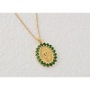 Anna-Kaci Gold Plated Crystal Rhinestone Mary Catholic Necklace Christian Jewelry for Women - 4 of 4