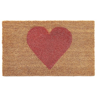 Calloway Mills AZ106742436 Heart Doormat (Pink 24 In.x 36 In.)