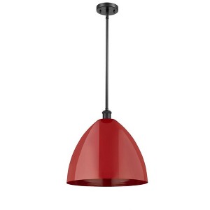 Plymouth Dome - 1 Light Stem Hung Pendant In Industrial Style-16.75 Inches Tall and 16 Inches Wide - 1 of 1