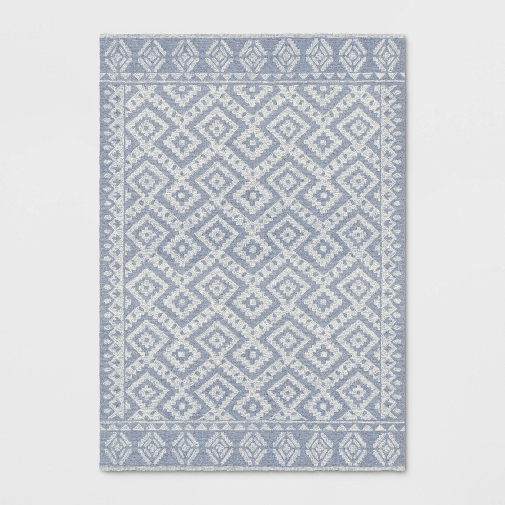 7'X10' Jacamar Tribal Design Tufted Area Rug Gray - Opalhouse was $349.99 now $174.99 (50.0% off)