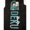 My Hero Academia Deku Punch Men's Black Graphic Sleep Pajama Pants - 2 of 4