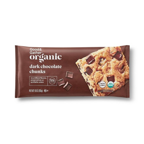 Organic Dark Chocolate Baking Chunks - 10oz - Good & Gather™ - image 1 of 3