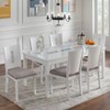 Diamond Dining Chair (Set of 2) White/Gray - Lifestorey - image 3 of 4