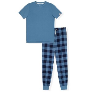 Sleep On It Boys 2-Piece Short-Sleeve Jersey Pajama Pants Set - 1 of 3