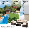 EROMMY 6 Pieces Patio Furniture Sets,Outdoor Sectional Sofa Set with Adjustable Backrest - 3 of 4