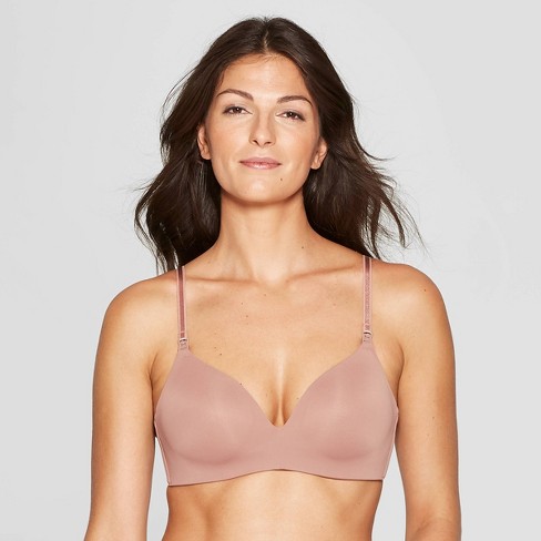 Women's Wirefree Nursing Bra - Auden™ Mauve 34d : Target