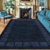 Area Rugs: Washable Non-Slip Simple Geometric Carpet, Soft Low Pile Foldable Stain Resistant Rugs for Bedroom, Home - 4 of 4