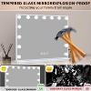 Vanity Mirror with Lights, Hollywood Makeup Mirror with 15 Dimmable Bulbs, 3 Color Modes, USB Port, 10X Detachable Magnification - 3 of 4