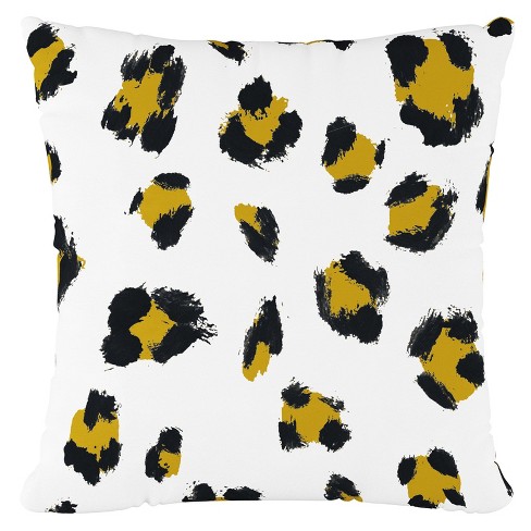 Cheetah print decorative clearance pillows