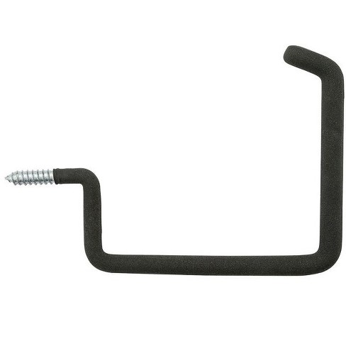 National Hardware 9.38 in. L Vinyl Coated Black Steel Large Storage Hook 50 lb. cap. 1 pk - image 1 of 1