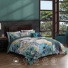 Bebejan Peacock Jardin 100% Cotton 5 Piece Reversible Comforter Set - 2 of 4