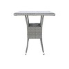 Nestfair 3pc Classic Wicker Patio Conversation Set Gray - 4 of 4