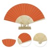 Unique Bargains Halloween Christmas Portable DIY 7-Inch Blank Folding Fan 1 Pc - 3 of 4