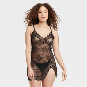 Women's Allover Lace Lingerie Slip Dress - Auden™ - 1 of 4