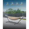 Mastgoal Brazilian Hammock with Adjustable Stand- Stylish Hammock Bed w/Storage Bag, 600lb Capacity - 3 of 4