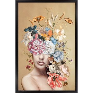 Trends International Reinders: Flowers - Floral Lady Framed Wall Poster Prints - 1 of 4
