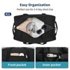 Generic Gym Bag for Men - 40L Travel Duffel Bag Sport Duffle Bags for Weekend Overnight with Bottom Support (Black） - 4 of 4