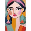 Trends International Reinders: Portraits - Vibrant Woman I Unframed Wall Poster Print Clear Push Pins Bundle 14.725" x 22.375" - 4 of 4