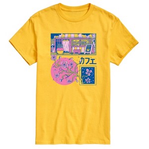 Men's - Instant Message - Japanese Panels Short Sleeve Graphic T-Shirt - 1 of 4