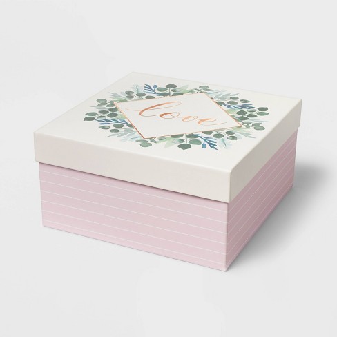 Take A Vow Wedding Cards Box, 1 Each, White