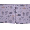 Bacati - Woodlands Gray/Beige Neutral Cotton Crib/Toddler Neutral Cotton Crib Skirt - 3 of 3