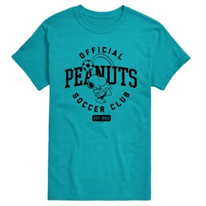 Men's - Peanuts - Peanuts Soccer Club Short Sleeve Graphic T-Shirt - 1 of 4