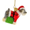 Kurt S. Adler 3.5 Inch Dog In Santa Suit Christmas Best Friend Tree Ornaments - 2 of 3