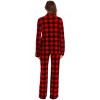 #FollowMe Womens Button-Down Pajama Pant Set with Notch Collar  Elegant & Comfortable Sleepwear - 3 of 4