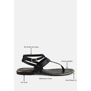 IRENE Flat Thong Sandals - 1 of 4