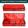 Hold N' Storage - Wrapping Paper Storage Container. Fits up to 27 Rolls 1.37" Diam. - 3 of 4