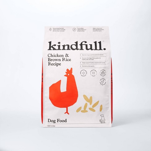 Chicken And Brown Rice Recipe Dry Dog Food 13lbs Kindfull