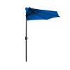 WestinTrends 9 ft Half Outdoor Patio Market Umbella - 2 of 4