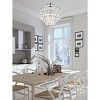 Elegant Lighting Mila 16 inch flush mount in chrome - 2 of 4