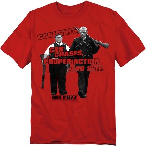 Hot Fuzz Days Work Adult T-Shirt - 1 of 4