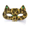 Pams of Gainsborough Leopard Cat Adult Costume Half Mask - 2 of 3