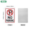 Unique Bargains Aluminum Reflective Durable Waterproof NO Parking Sign with P - 2 of 4