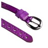 INSPIRE CHIC Women Thin Hollow Out Single Pin Buckle Belt Width 3/4" - 3 of 4