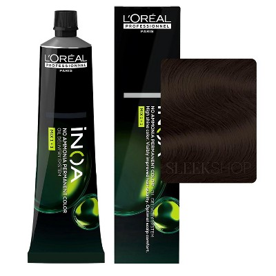 L'Oreal Pro iNOA Coloration Ammonia-Free Permanent Hair Color Dye  - Multicolored Loreal Haircolor Cream