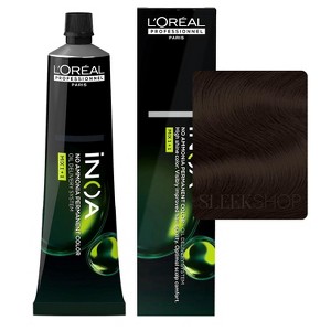 L'Oreal Pro iNOA Coloration Ammonia-Free Permanent Hair Color Dye  - Multicolored Loreal Haircolor Cream - 1 of 3