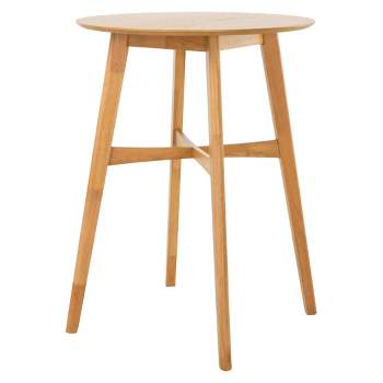 Tenley Pub Round Bar Height Table Oak - Christopher Knight Home