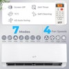 Costway 12000 BTU Mini Split Air Conditioner & Heater with 1 Ton Heat Pump Installation Kit - 2 of 4