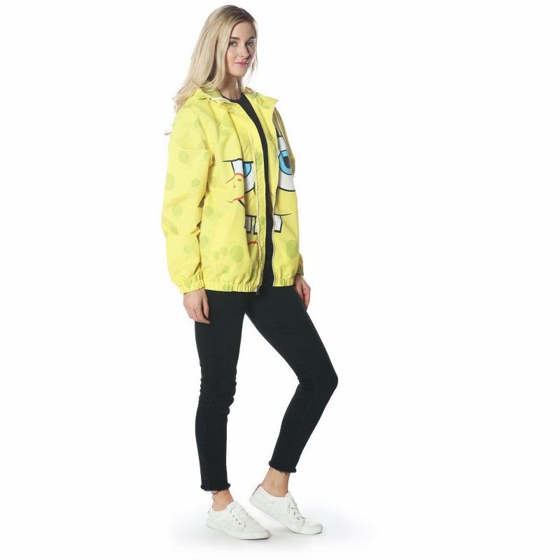 Members Only - Women's Spongebob Windbreaker Oversized Jacket, 5 of 8