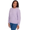 Alfred Dunner Women's Cable Chenille Pullover Sweater - 3 of 4