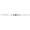 Black Bow Jewelry 1.8mm, 14k White Gold, Diamond Cut Solid Rope Chain Anklet - 3 of 4
