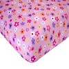Everything Kids Fairytale Pink, Green and Teal, Castle, Frog, Flowers 4 Piece Toddler Bed Set - 3 of 4
