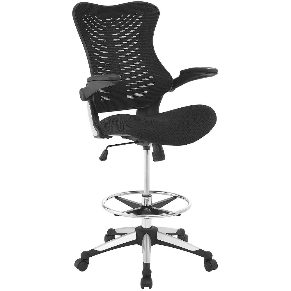 Photos - Computer Chair Modway Charge Drafting Chair Black  